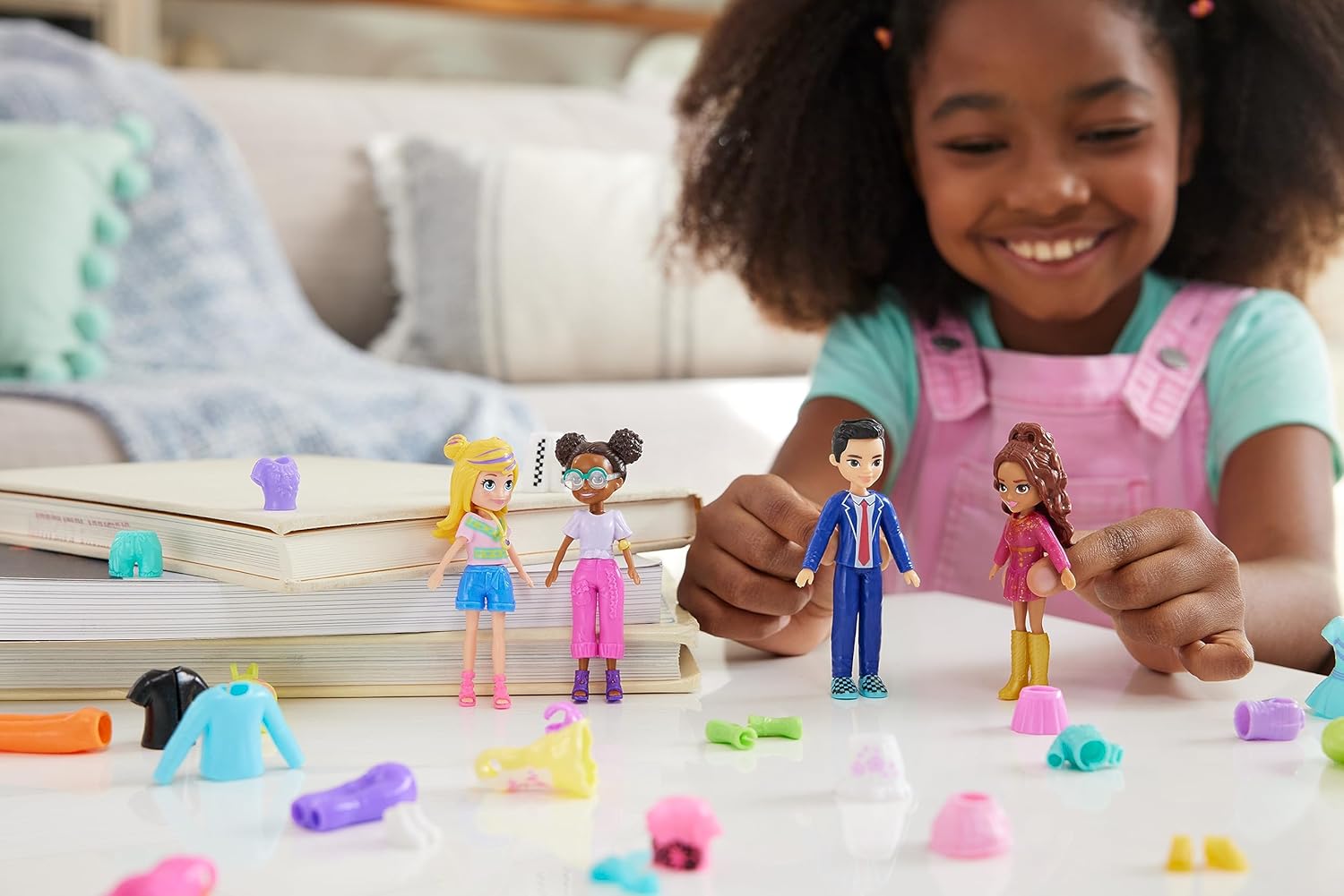 Polly Pocket Stranger Things coffret Sparkle Cove, mini-figurines 8 cm et plus de 45 pièces – Image 2