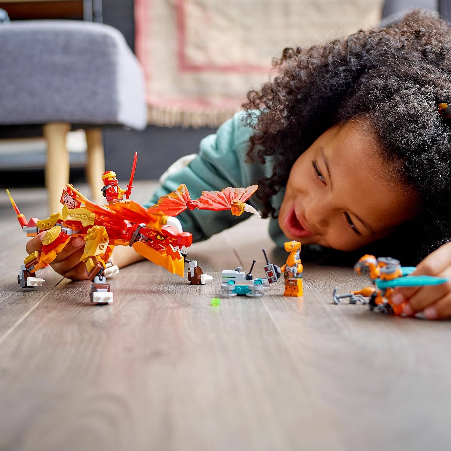 Dragon de feu évolutif de Kai LEGO Ninjago avec guerriers serpents – Image 8