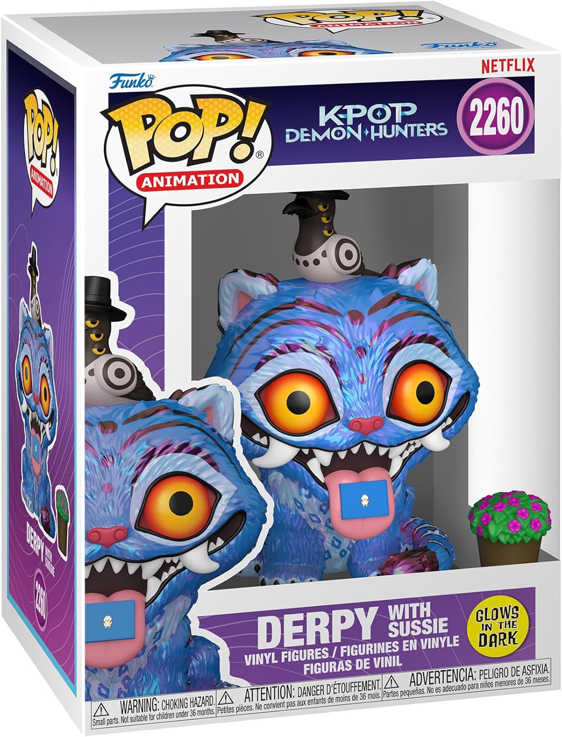 Figurine Funko Pop Derpy with Sussie Glow in the Dark, Kpop Demon Hunters