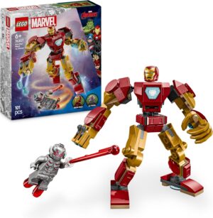 LEGO Marvel Iron Man contre Ultron, robot à construire avec 2 minifigurines 76307
