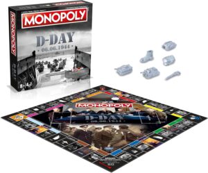 Monopoly D-Day en français, jeu de plateau 2 à 6 joueurs dès 8 ans
