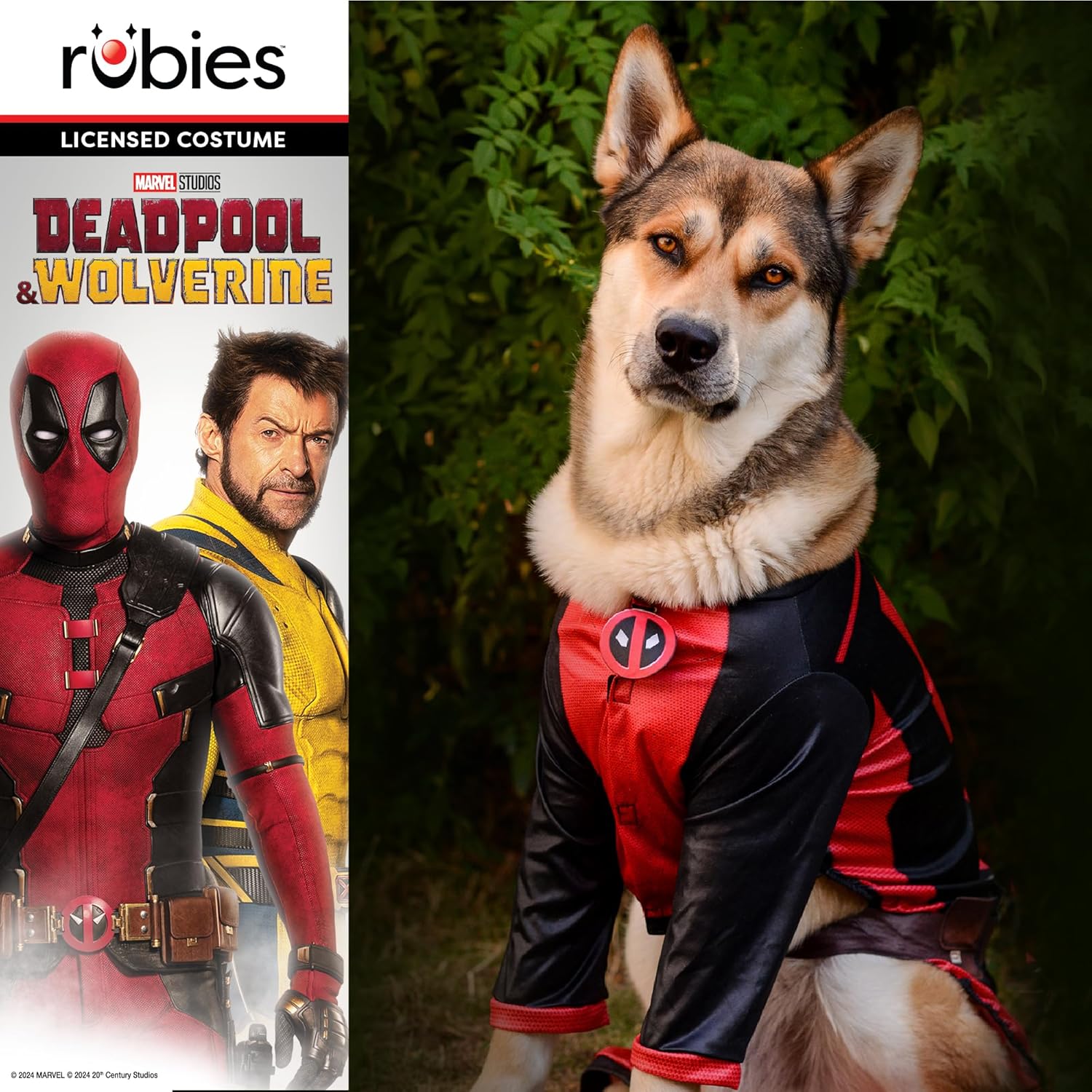 Déguisement Deadpool pour chien taille L – Image 4
