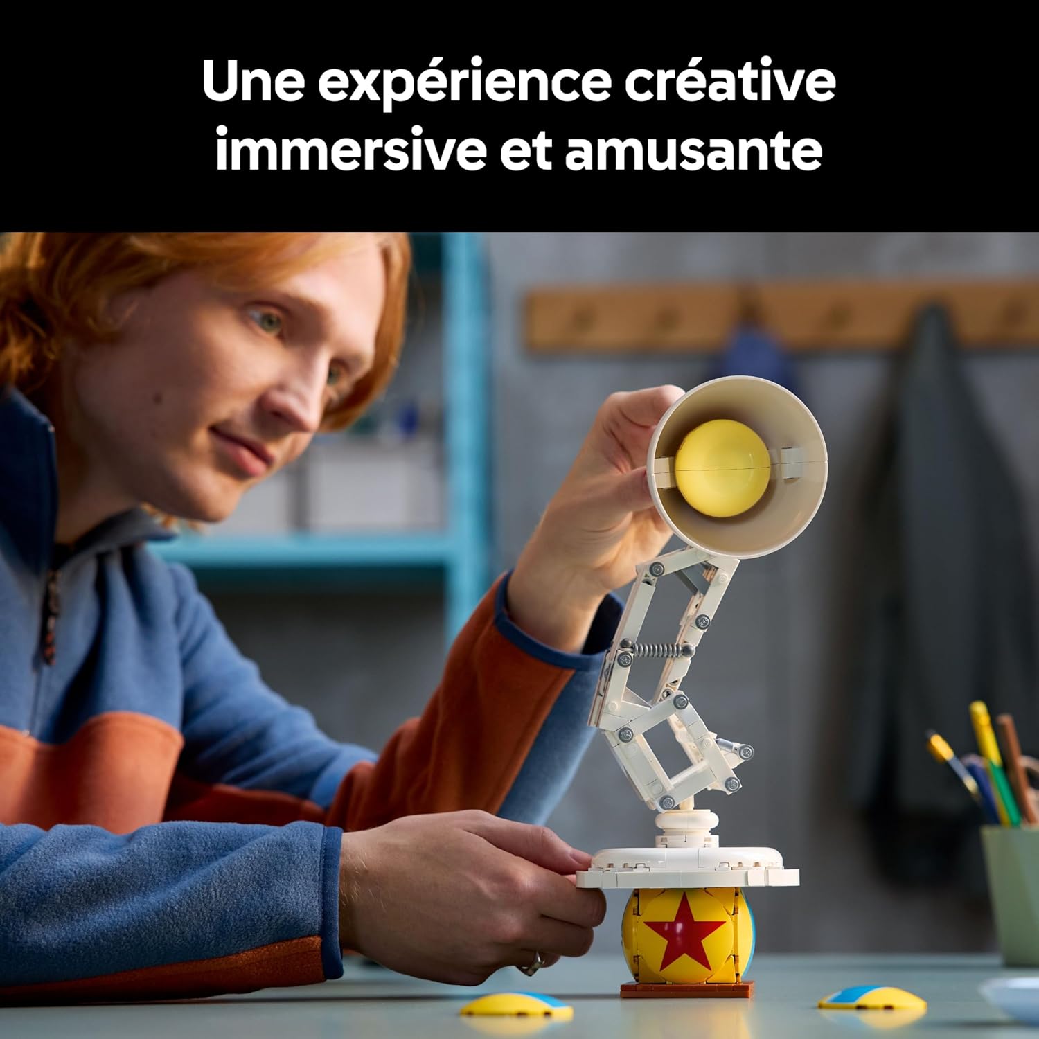 Disney Pixar Luxo Jr. LEGO Ideas 21357, maquette articulée pour adultes – Image 3