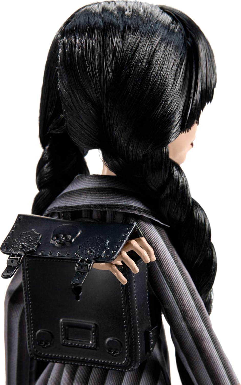 Monster High Mercredi Addams, poupée de collection en uniforme Nevermore avec La Chose – Image 4