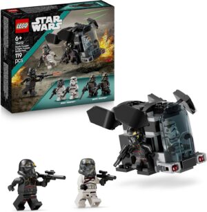 LEGO Star Wars Ahsoka 75412, transporteur avec 4 minifigurines Death Troopers et Night Troopers