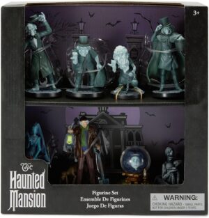 Coffret Disney Le manoir hanté avec la Mariée et Madame Leota, 8 figurines