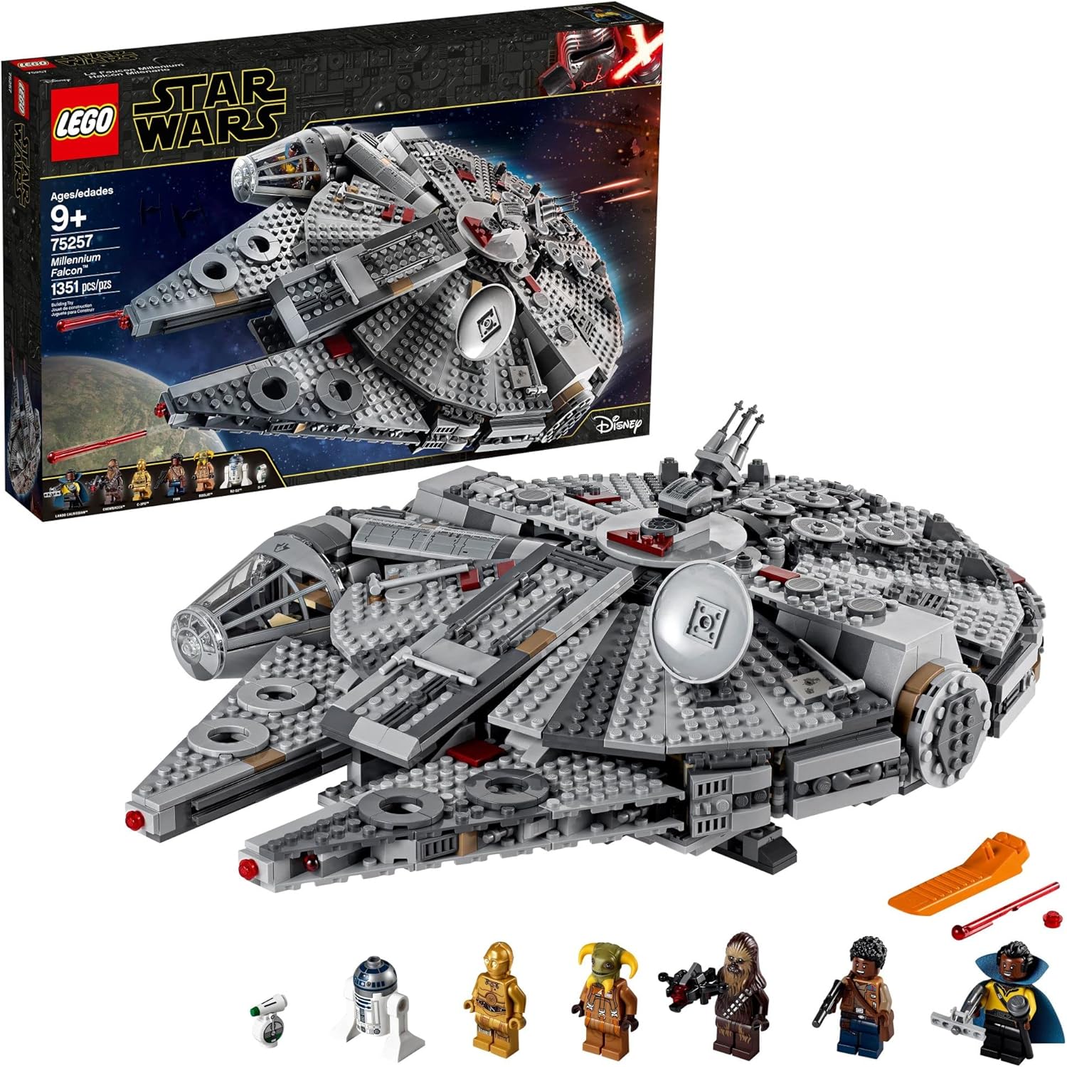 Faucon Millenium Star Wars LEGO 75257 avec emballage sans frustration
