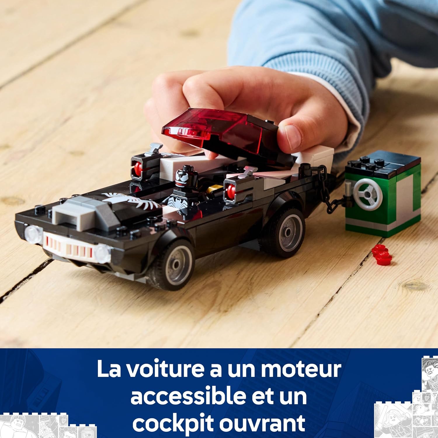 LEGO Marvel Spider-Man et la voiture de Venom avec 3 minifigurines 76309 – Image 3