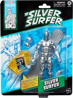 Figurine Surfer d'argent Marvel Legends Series, version comics Fantastic Four