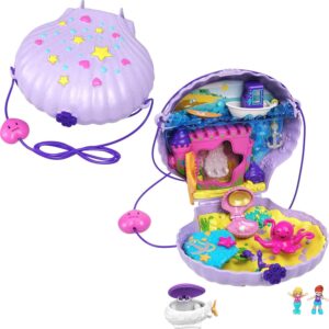 Polly Pocket Le Coquillage Enchanté avec Polly, Lila et accessoires