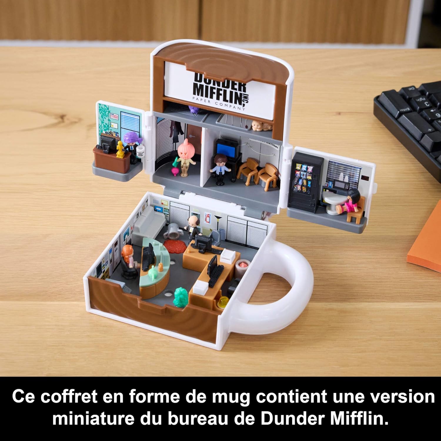 Polly Pocket The Office, coffret mug avec 6 figurines et 9 accessoires – Image 4