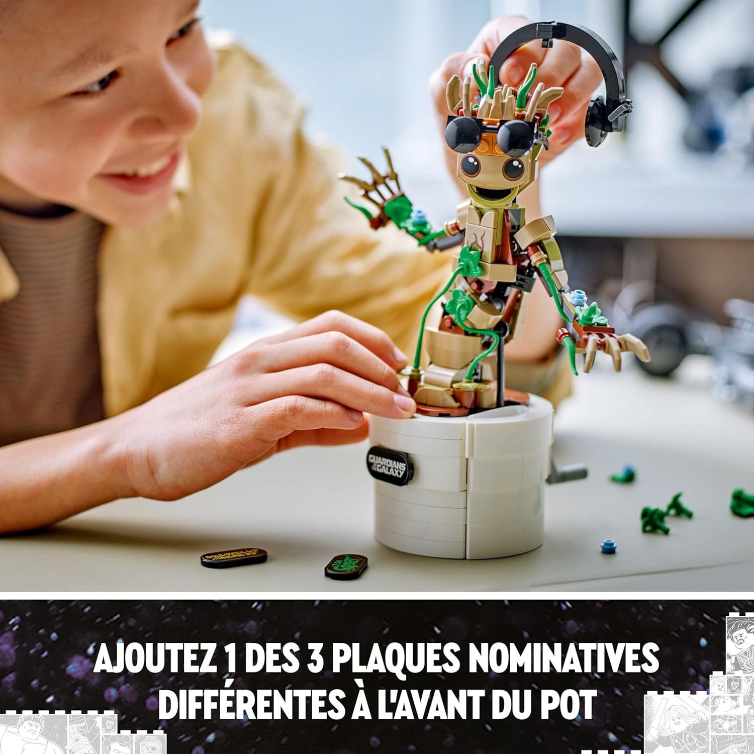 LEGO Marvel Bébé Groot dansant à construire 76297 – Image 7
