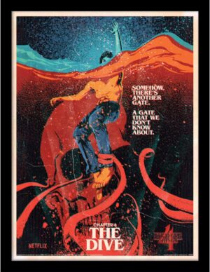 Poster Stranger Things The Dive Design avec Steve Harrington