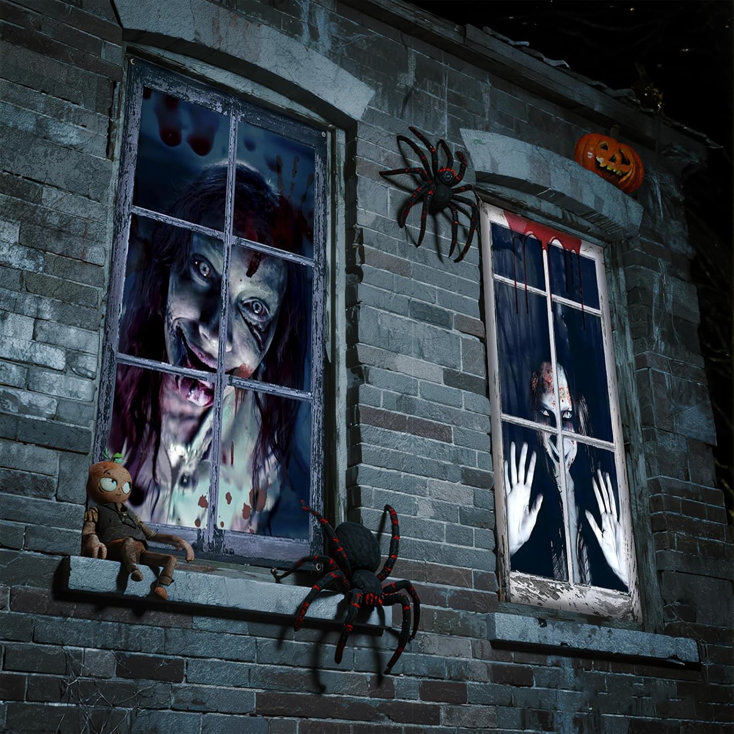 Poster Terrifier pour fenêtre et porte 120 x 80 cm, fantôme terrifiant – Image 4