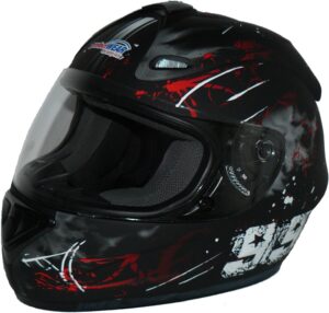 Casque intégral moto Deadpool avec visière intégrée