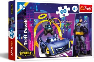 Puzzle Batwheels Batman et véhicules 60 pièces