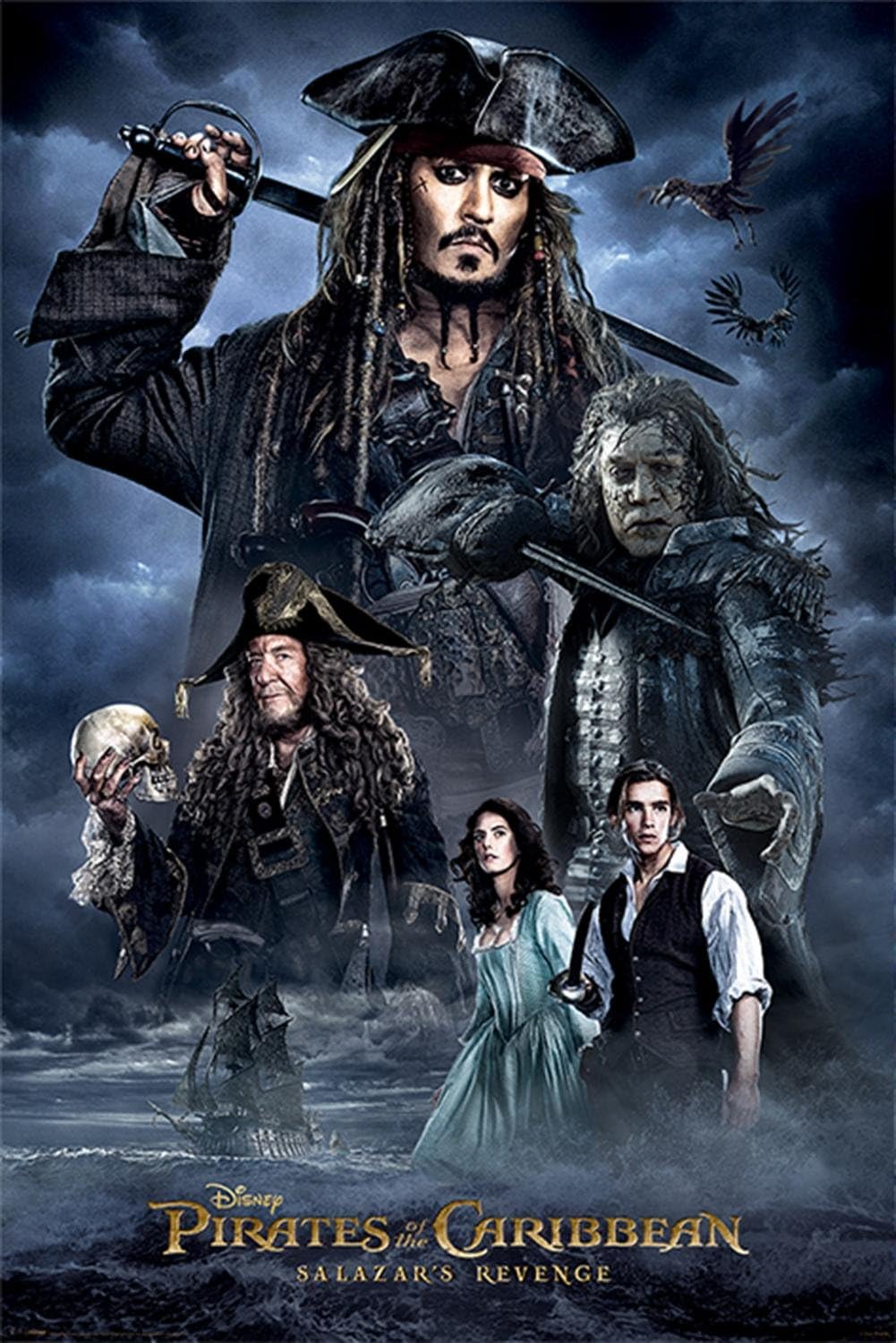 Maxi poster Disney Pirates of The Caribbean Darkness 61 x 91.5 cm