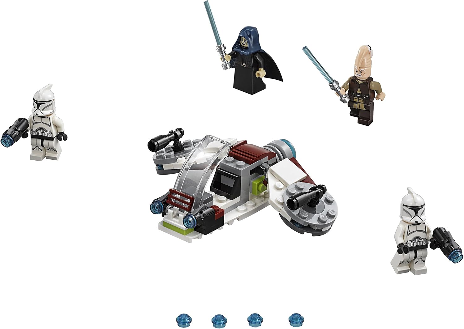 LEGO Star Wars Battle Pack Jedi et Clone Troopers avec Ki-Adi-Mundi, 102 pièces – Image 2