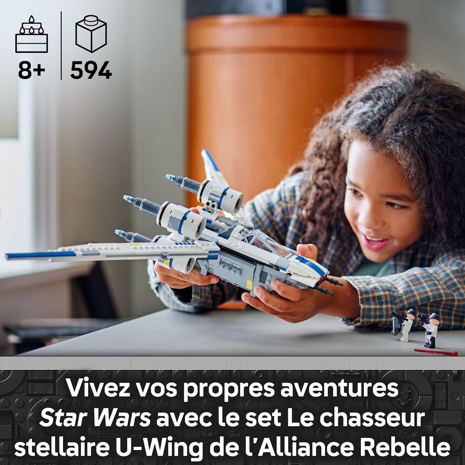 LEGO Star Wars Andor U-Wing de l’Alliance Rebelle avec K-2SO 75399 – Image 2
