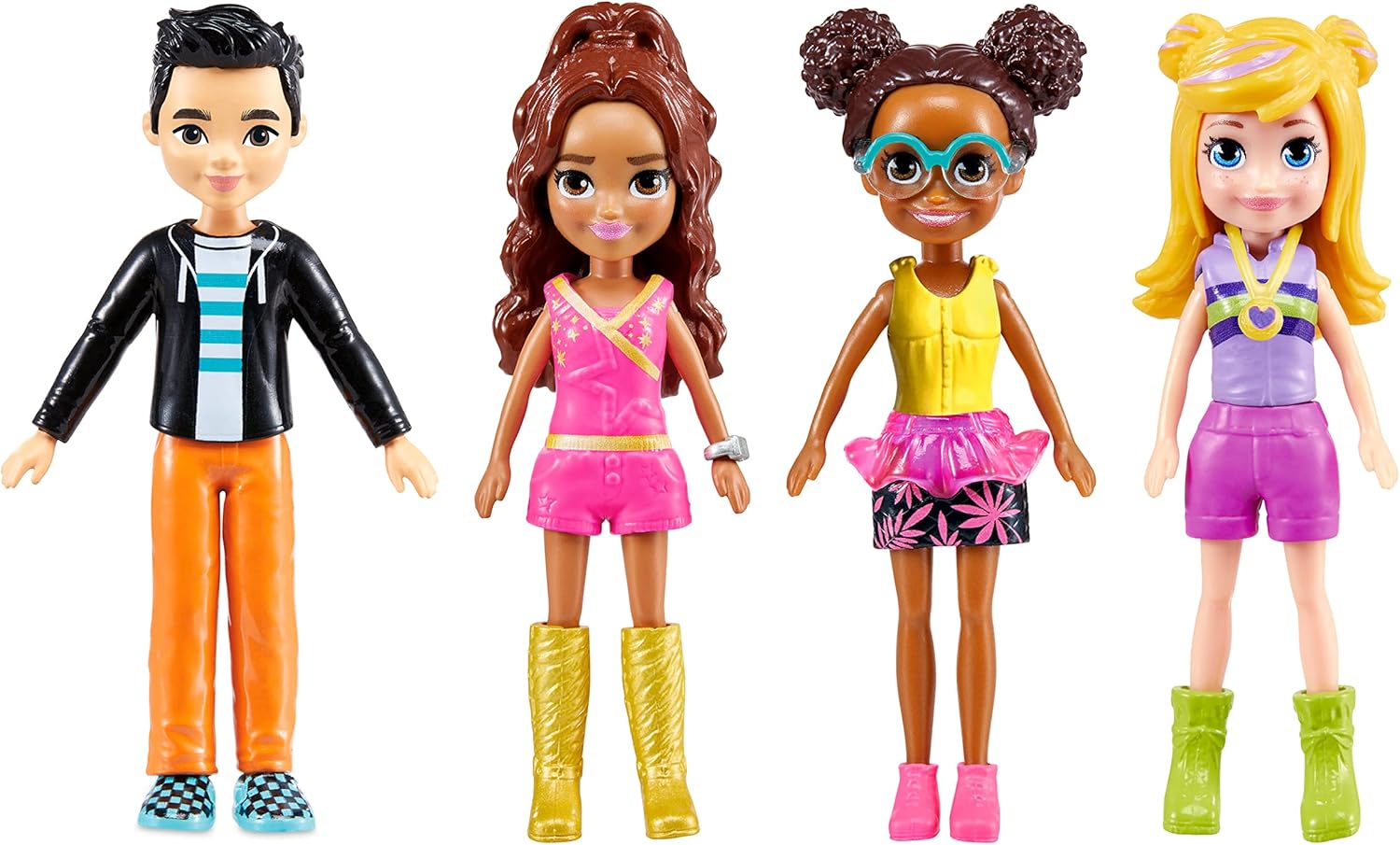 Polly Pocket Stranger Things coffret Sparkle Cove, mini-figurines 8 cm et plus de 45 pièces