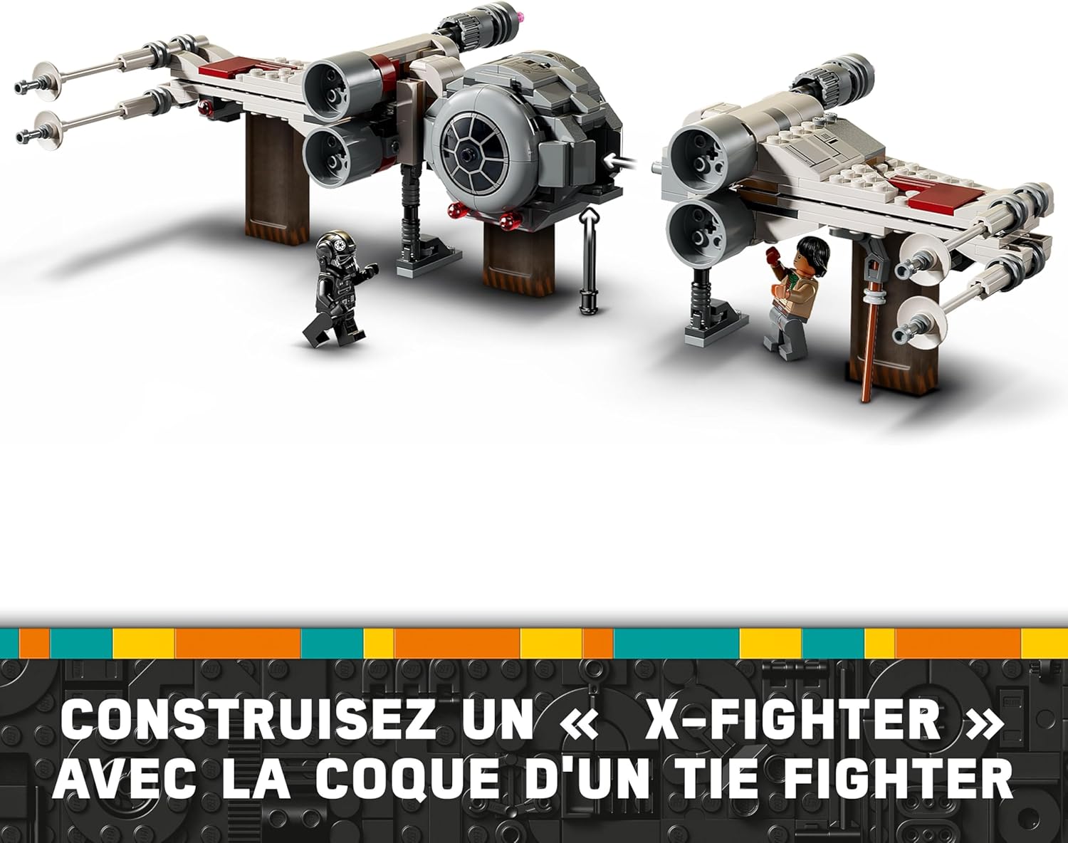LEGO Star Wars 75393 X-Wing et TIE Fighter à combiner – Image 5