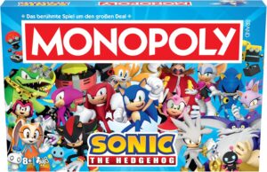 Jeu Monopoly Sonic en version allemande dès 8 ans