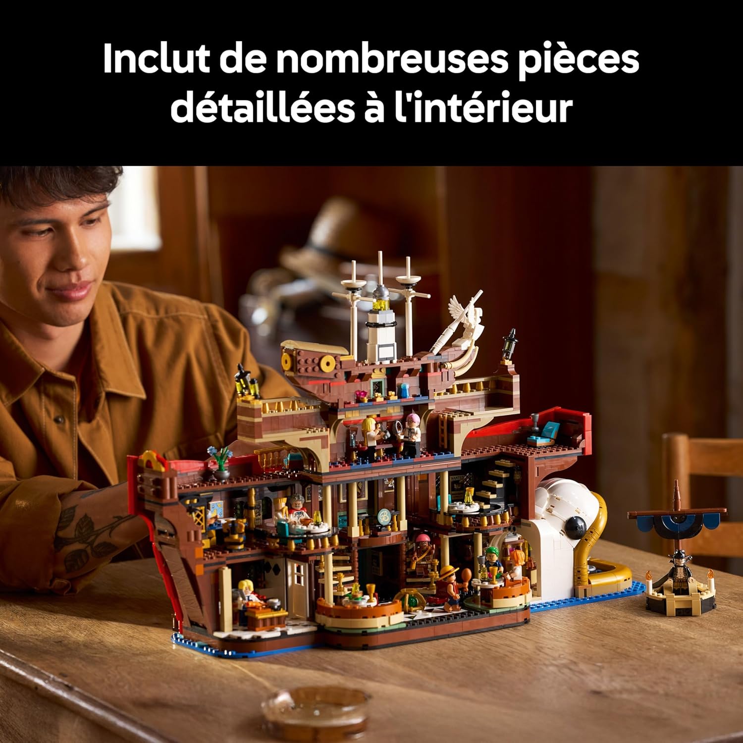 LEGO ONE PIECE Baratie 75640 avec 10 minifigurines, dont Luffy – Image 3
