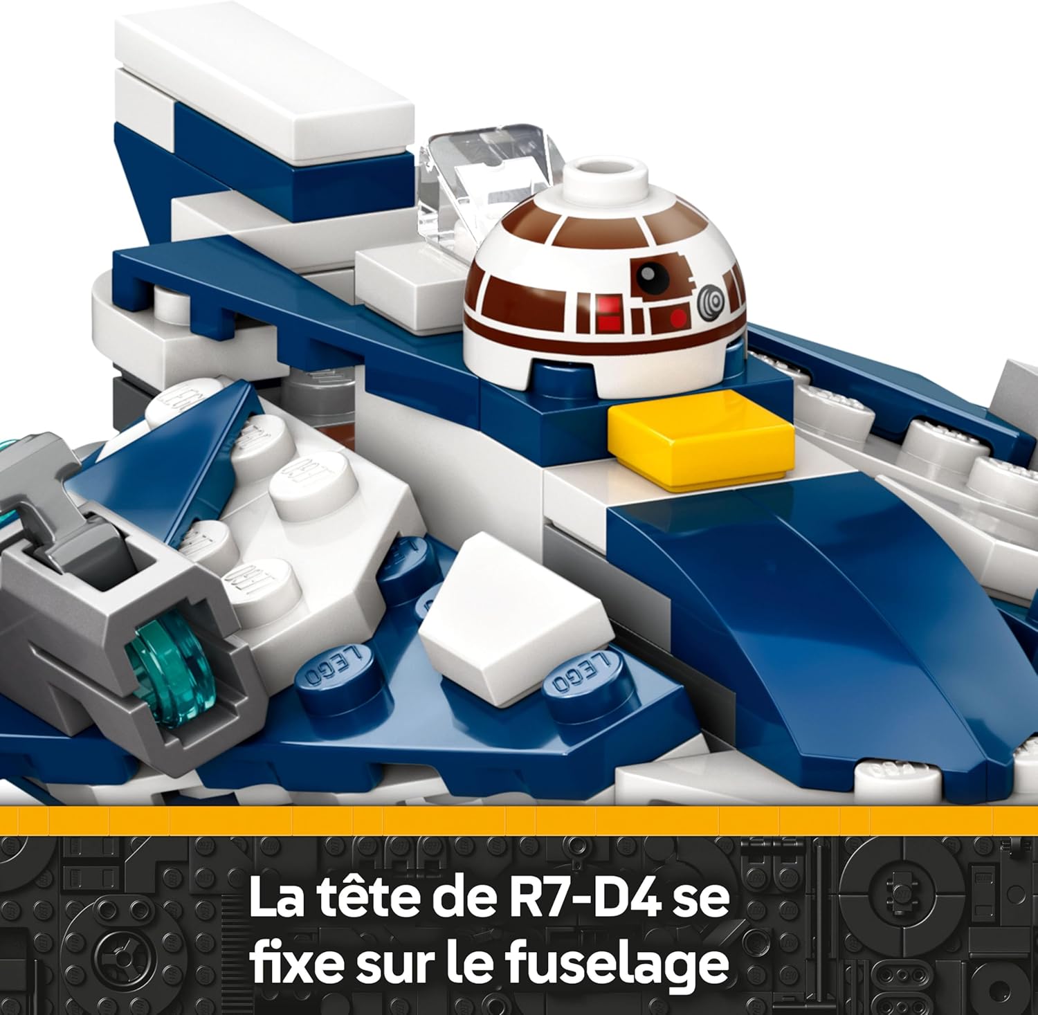 LEGO Star Wars Microfighter 75400 de Plo Koon, chasseur Jedi The Clone Wars – Image 6