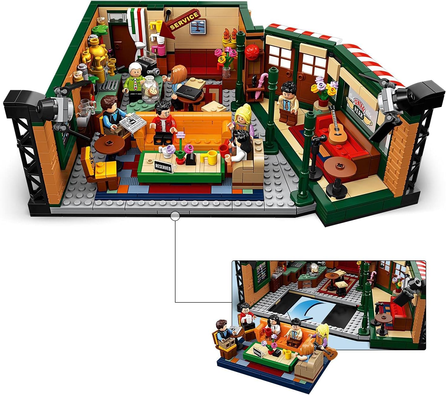 LEGO Ideas Friends Série TV Central Perk, café studio avec 7 figurines – Image 3