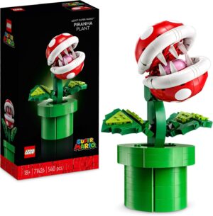 Plante Piranha LEGO Super Mario articulée multicolore