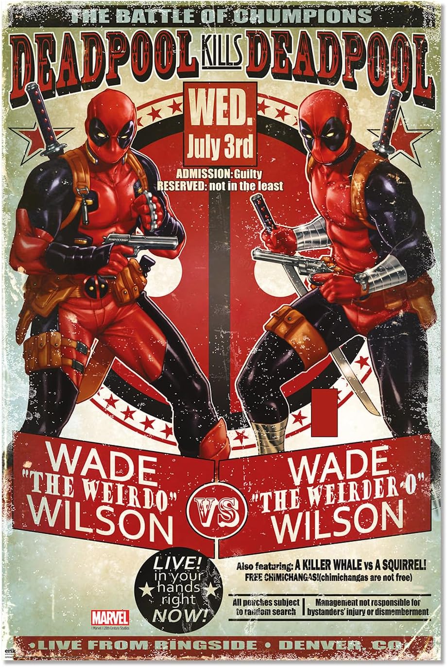 Poster Marvel Deadpool Kills Deadpool 61 x 91,5 cm