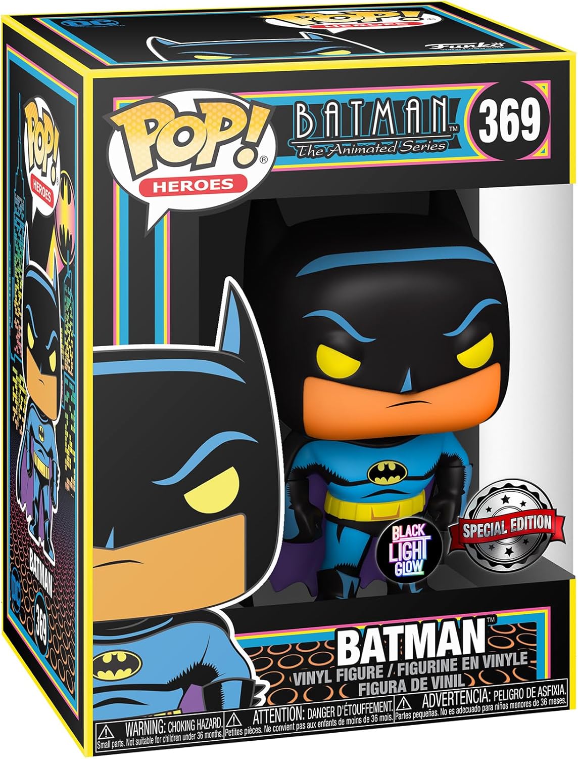Figurine Funko Pop! Batman Black Light DC Comics en vinyle