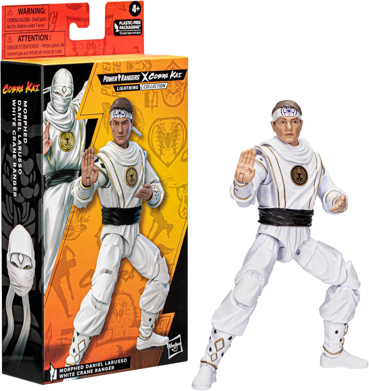 Figurine 15 cm Daniel LaRusso White Crane Ranger, Power Rangers x Cobra Kai – Image 7