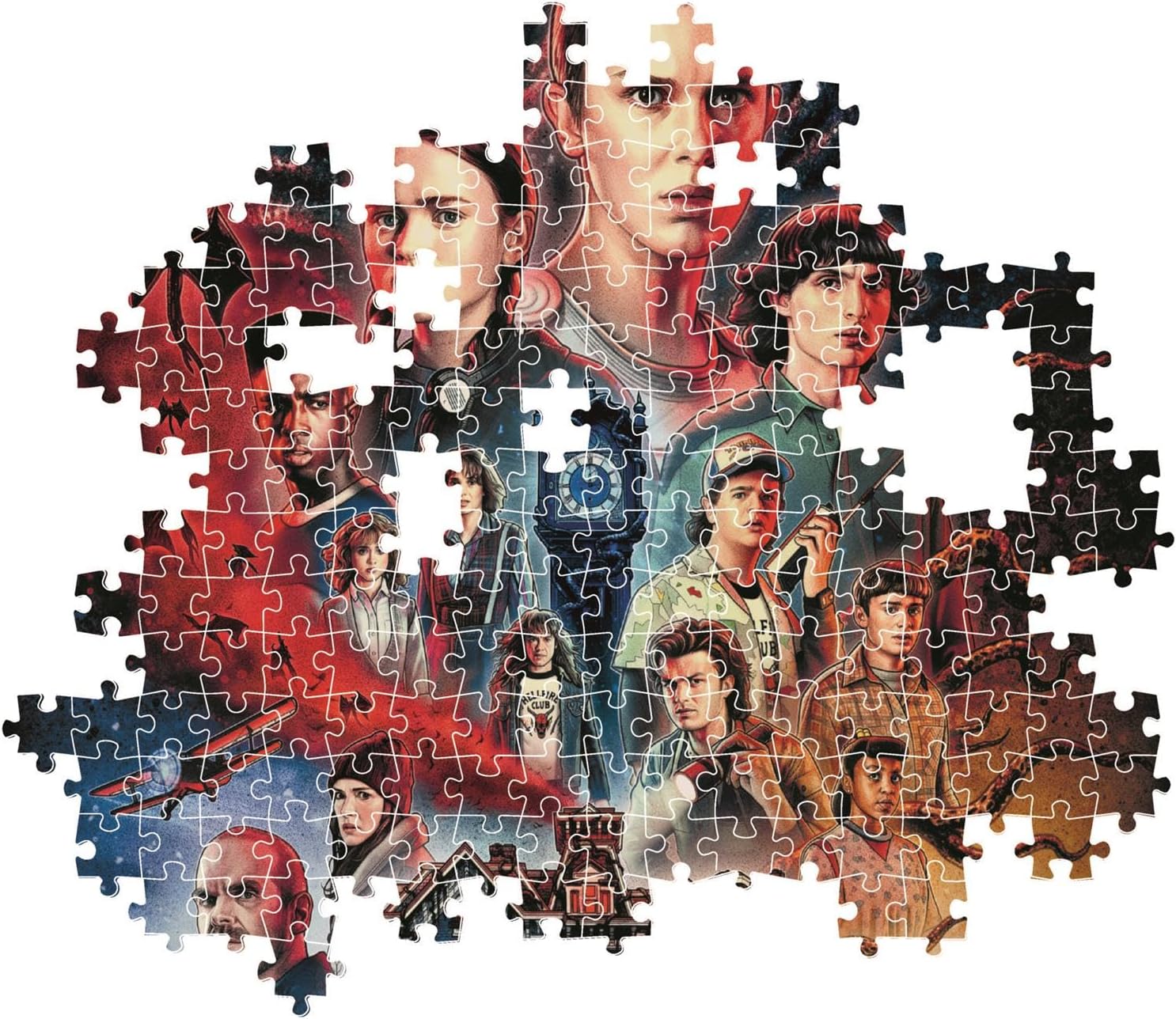 Puzzle Stranger Things 1000 pièces en Compact Box - Clementoni – Image 5