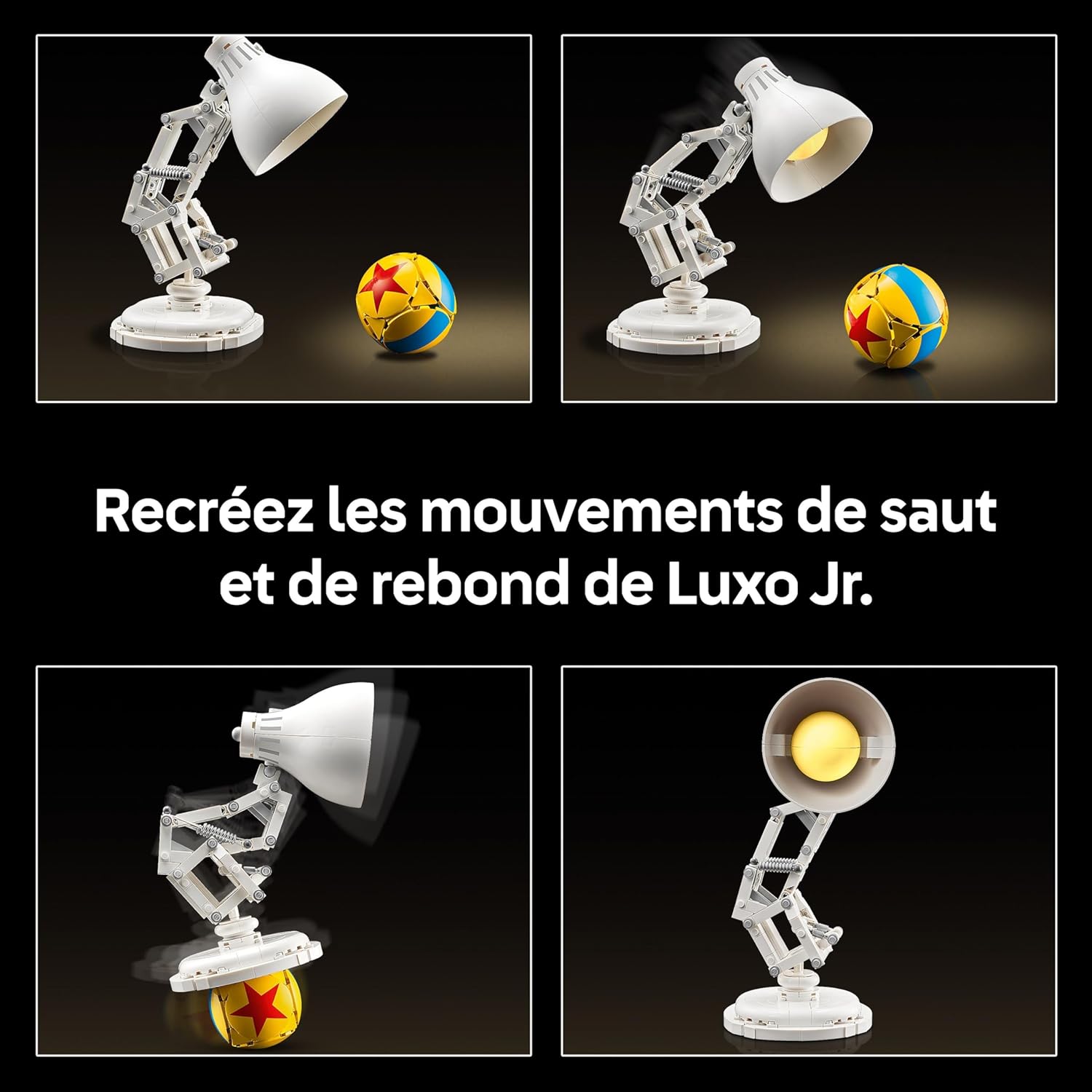 Disney Pixar Luxo Jr. LEGO Ideas 21357, maquette articulée pour adultes – Image 5