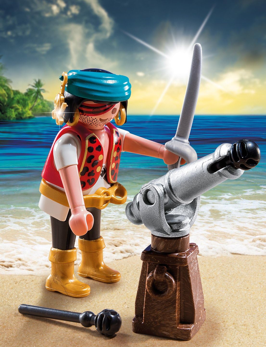 Figurine Playmobil Canonnier des Pirates – Image 2