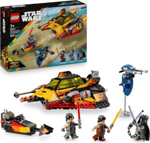 LEGO Star Wars Reconstruire la Galaxie 75414 Le Snowspeeder en flammes avec 3 minifigurines