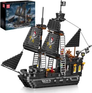 Black Pearl Mould King 10195, bateau pirate de construction 932 pièces - Pirates des Caraïbes