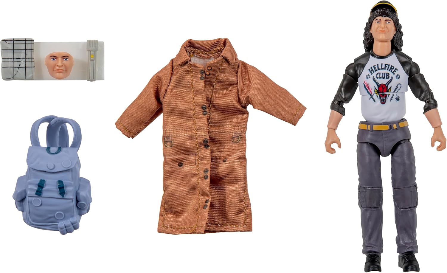 Figurine Stranger Things Dustin Henderson 15,2 avec vêtements doux – Image 2