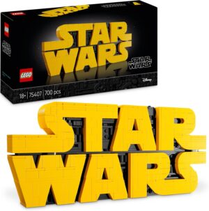 LEGO Star Wars 75407, logo Star Wars à construire pour décoration