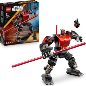 LEGO Star Wars 75411 Robot Dark Maul avec minifigurine et sabre laser rouge à double lame