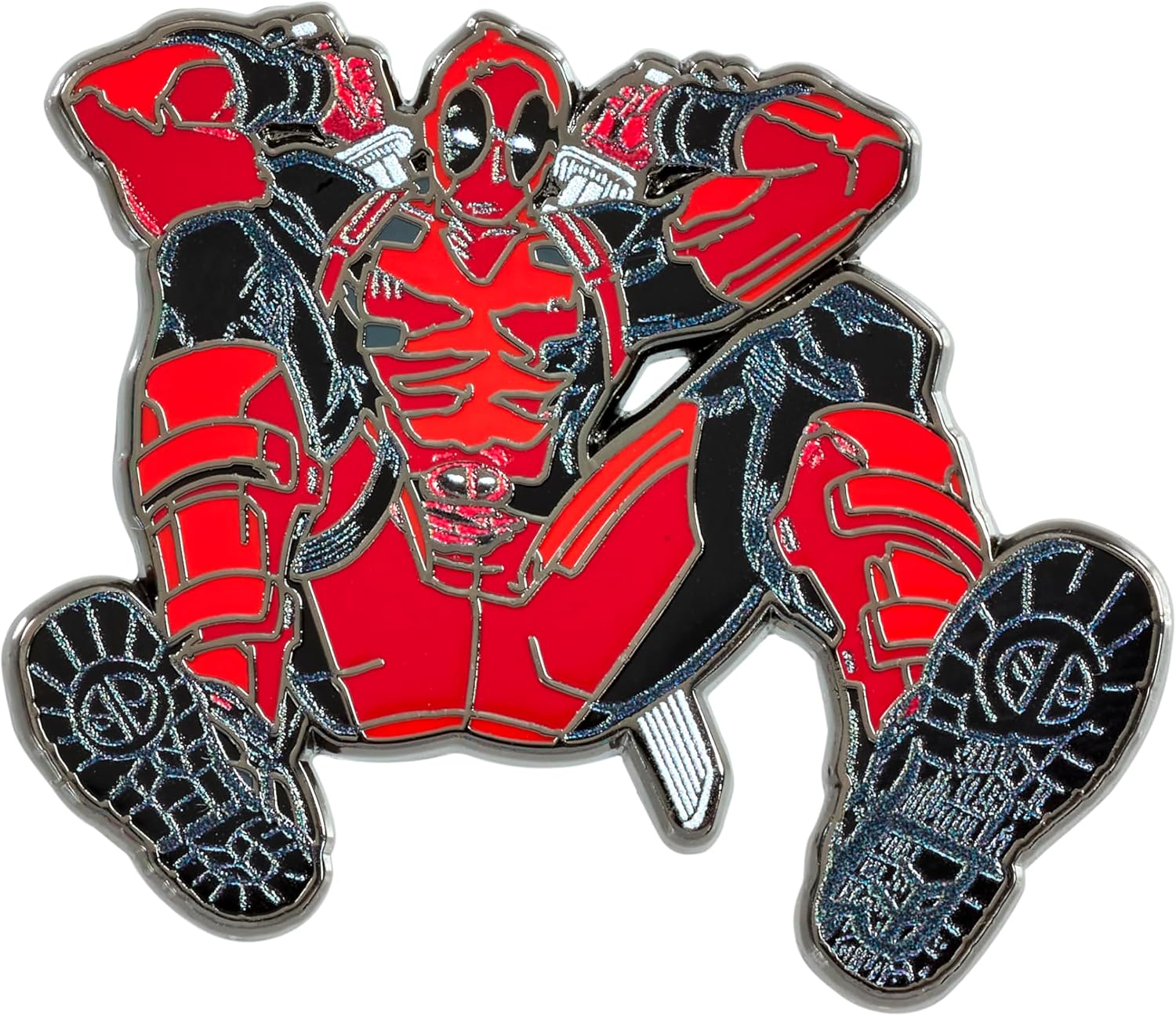 Broche pin en émail Boîte Mystère Deadpool Marvel Loungefly Funko – Image 2