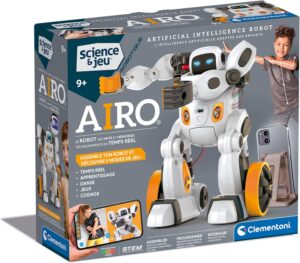 AIRO Clementoni, robot programmable Bluetooth avec 80 pièces dès 9 ans