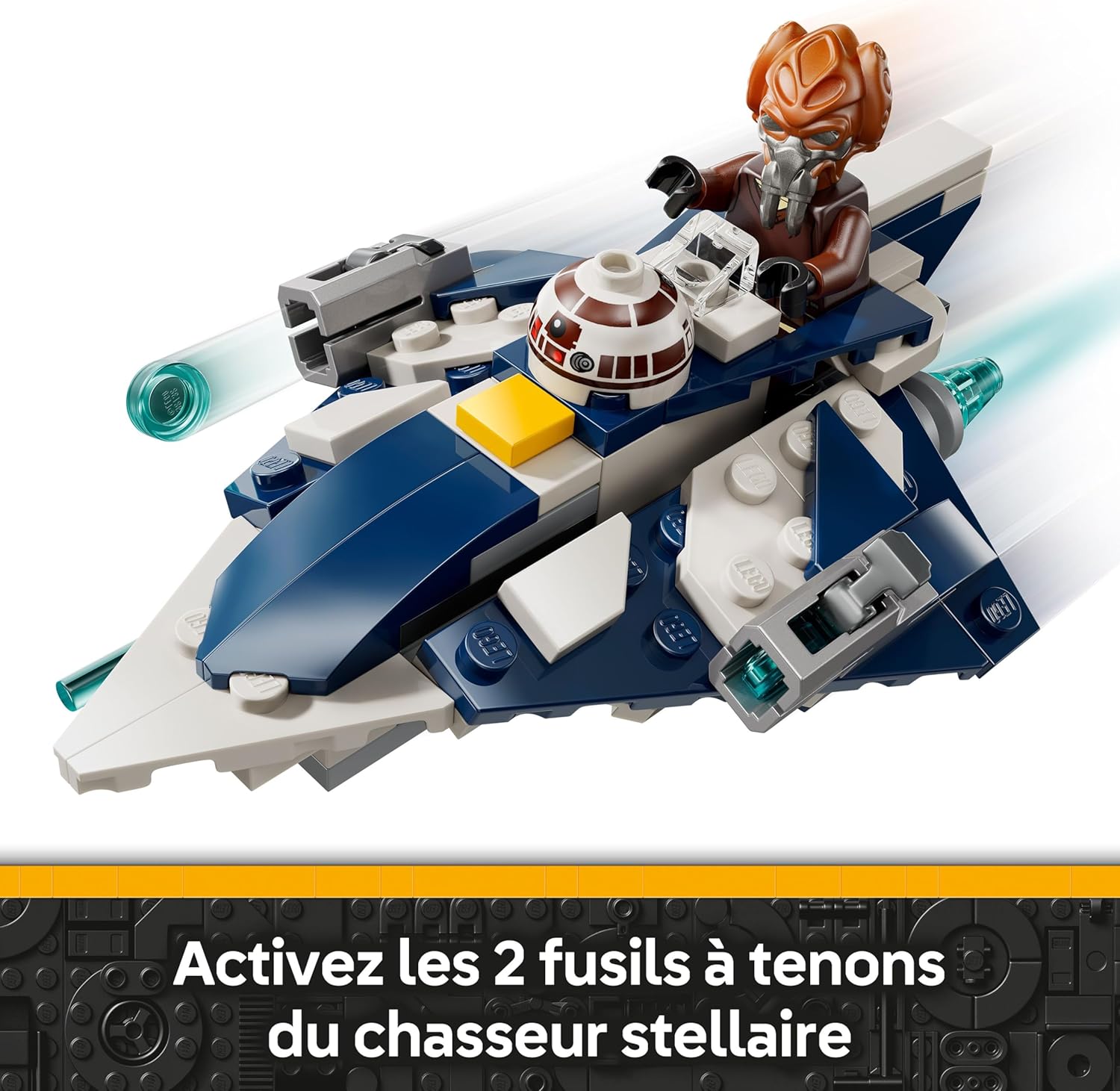LEGO Star Wars Microfighter 75400 de Plo Koon, chasseur Jedi The Clone Wars – Image 3