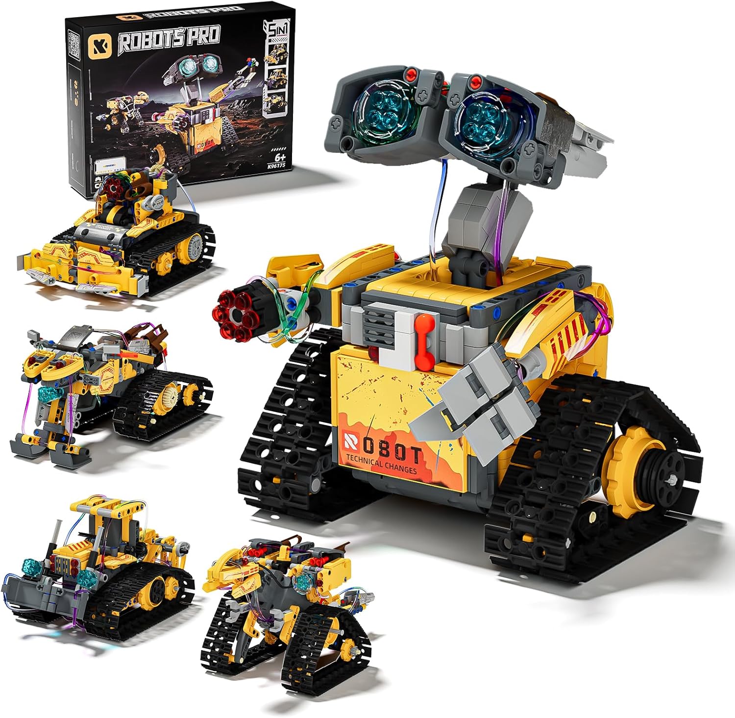 Robot Star Wars télécommandé 5 en 1 avec application, 673 pièces