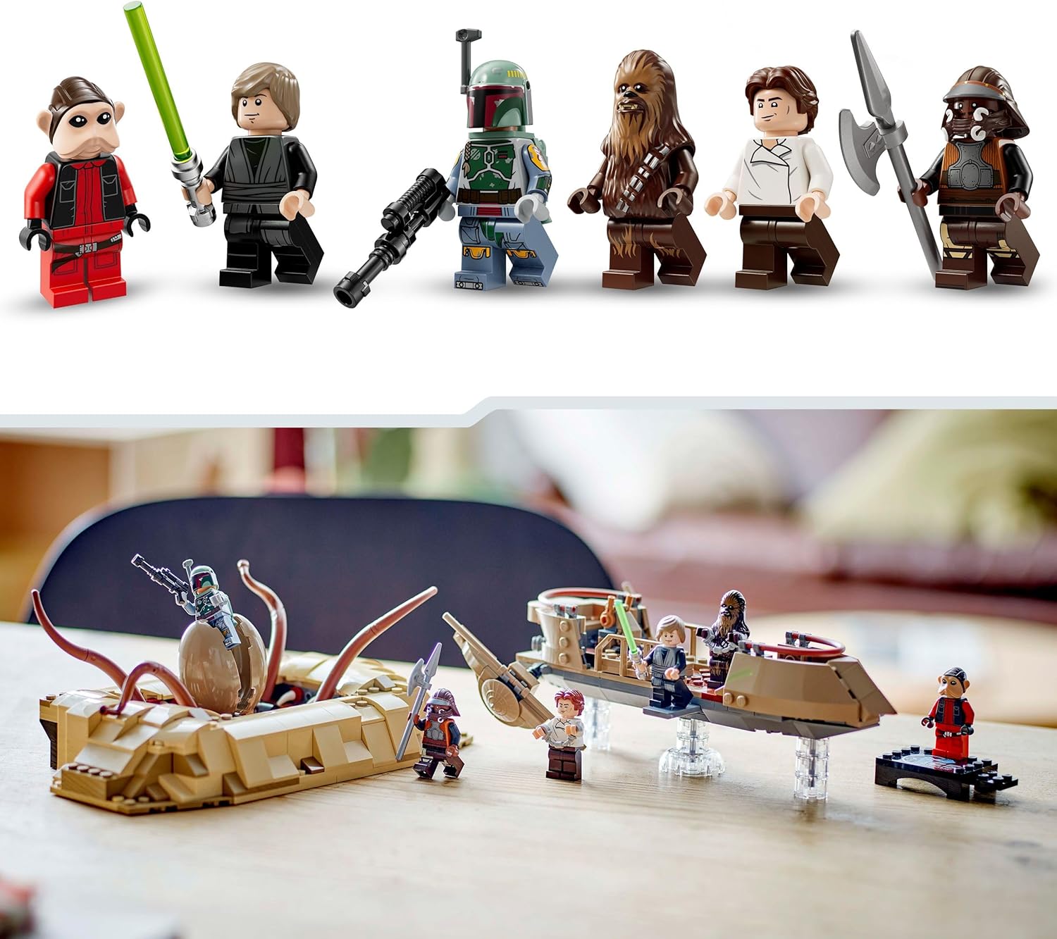 LEGO Star Wars 75396 Esquif du désert et fosse du Sarlacc avec Luke Skywalker – Image 5