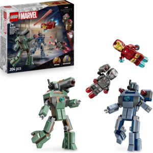LEGO Marvel 76320 Iron Man et War Machine contre les drones de Hammer