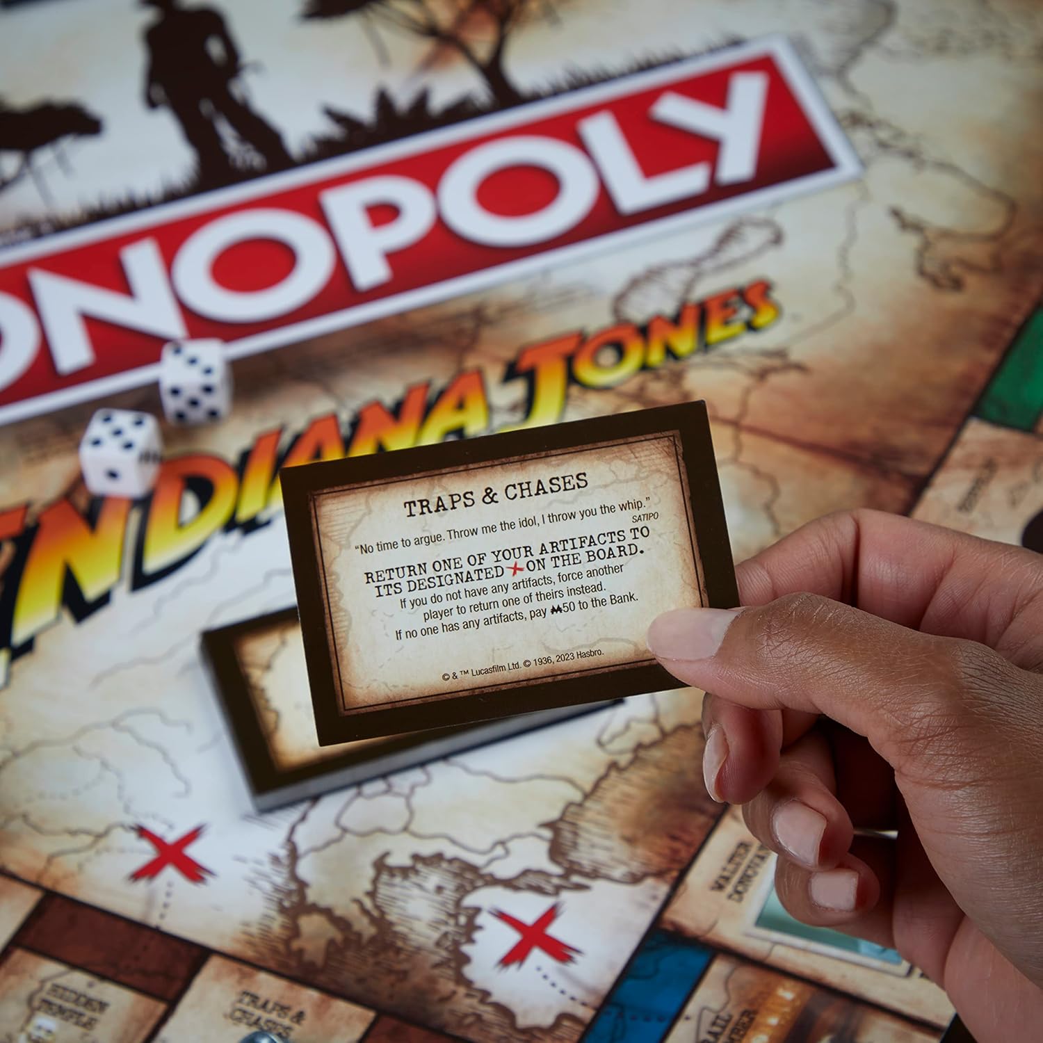 Jeu Monopoly Indiana Jones Hasbro Gaming – Image 5