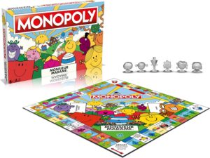 Monopoly Monsieur Madame en français, jeu de plateau 2 à 6 joueurs dès 8 ans