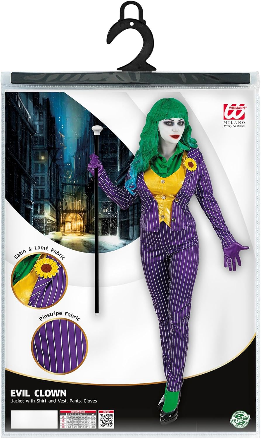 Costume Halloween Killer Clown avec veste et pantalon - W Widmann Milano – Image 5